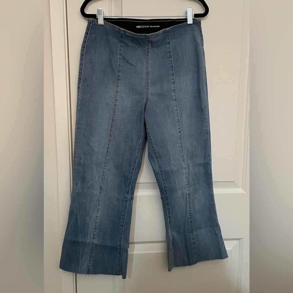 INC International Concepts Blue Flare Jeans